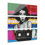 Retro Radiance: A Girl's Journey