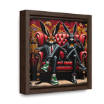 Bunny Street Style: Graffiti Mural of Urban Sophistication