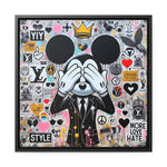 Mickey's Message: Street Art with a Pop Twist