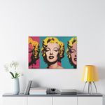 Pop Icon: Marilyn Monroe in Tri-Color Canvas