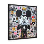 Mickey's Message: Street Art with a Pop Twist