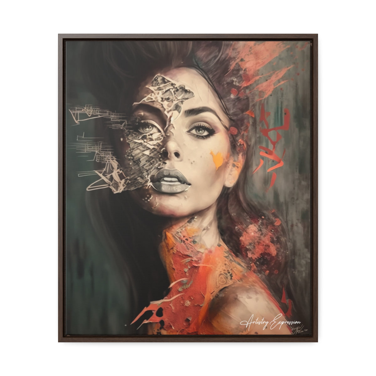 Charme Radieux : Portrait d'une Dame Glamour Artistique