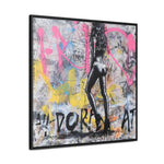 Sultry Streets: Embracing Graffiti Glamour