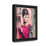 Chic Companionship: Audrey Hepburn's Portrait with a Cat