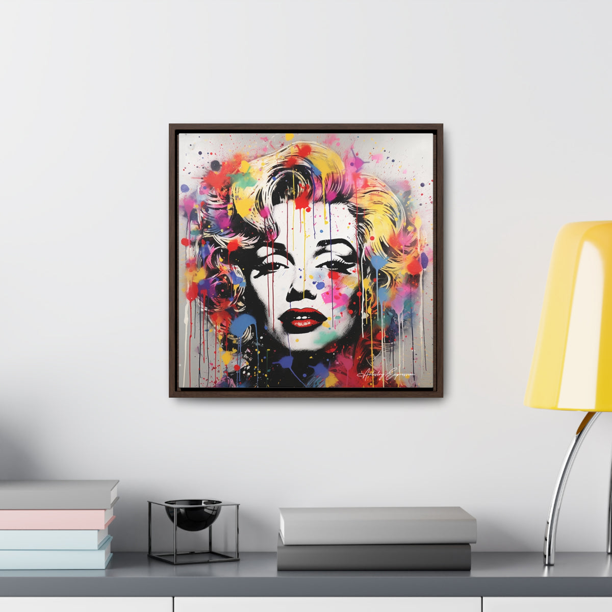 Graffiti Goddess: Marilyn Monroe's Vibrant Visage