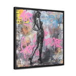 Urban Elegance: Sensuous Graffiti Symphony