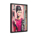 Chic Companionship: Audrey Hepburn's Portrait with a Cat