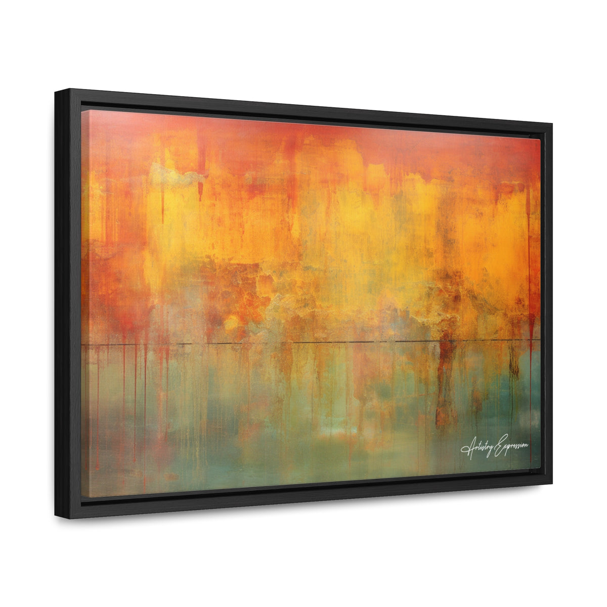 Expressionnisme abstrait aux couleurs profondes