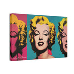 Pop Icon: Marilyn Monroe in Tri-Color Canvas