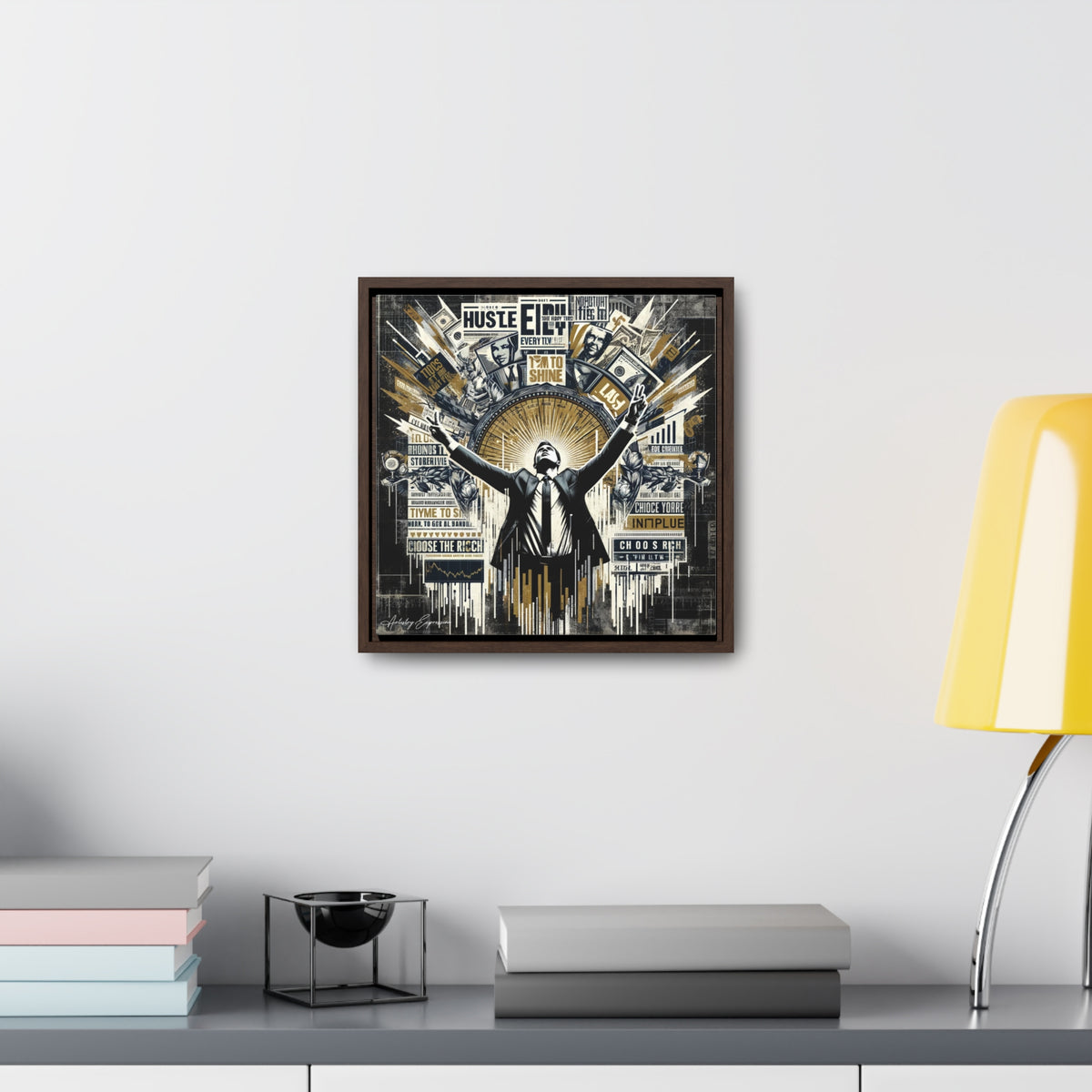 Success Symphony: Graffiti Ode to Financial Triumph