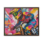 Urban Thrill: Graffiti Motorcycle Journey