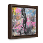 Urban Elegance: Sensuous Graffiti Symphony