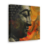 Fusion tranquille : Portrait de Bouddha moderne