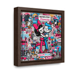 Expression urbaine : toile de graffiti vibrante