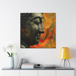 Fusion tranquille : Portrait de Bouddha moderne