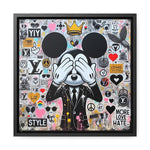 Mickey's Message: Street Art with a Pop Twist