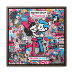 Expression urbaine : toile de graffiti vibrante