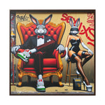 Glamour and Grit: Graffiti Fusion of Playfulness and Opulence