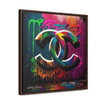 Street Art Broadcast: Channel Logo on Graffiti Wall