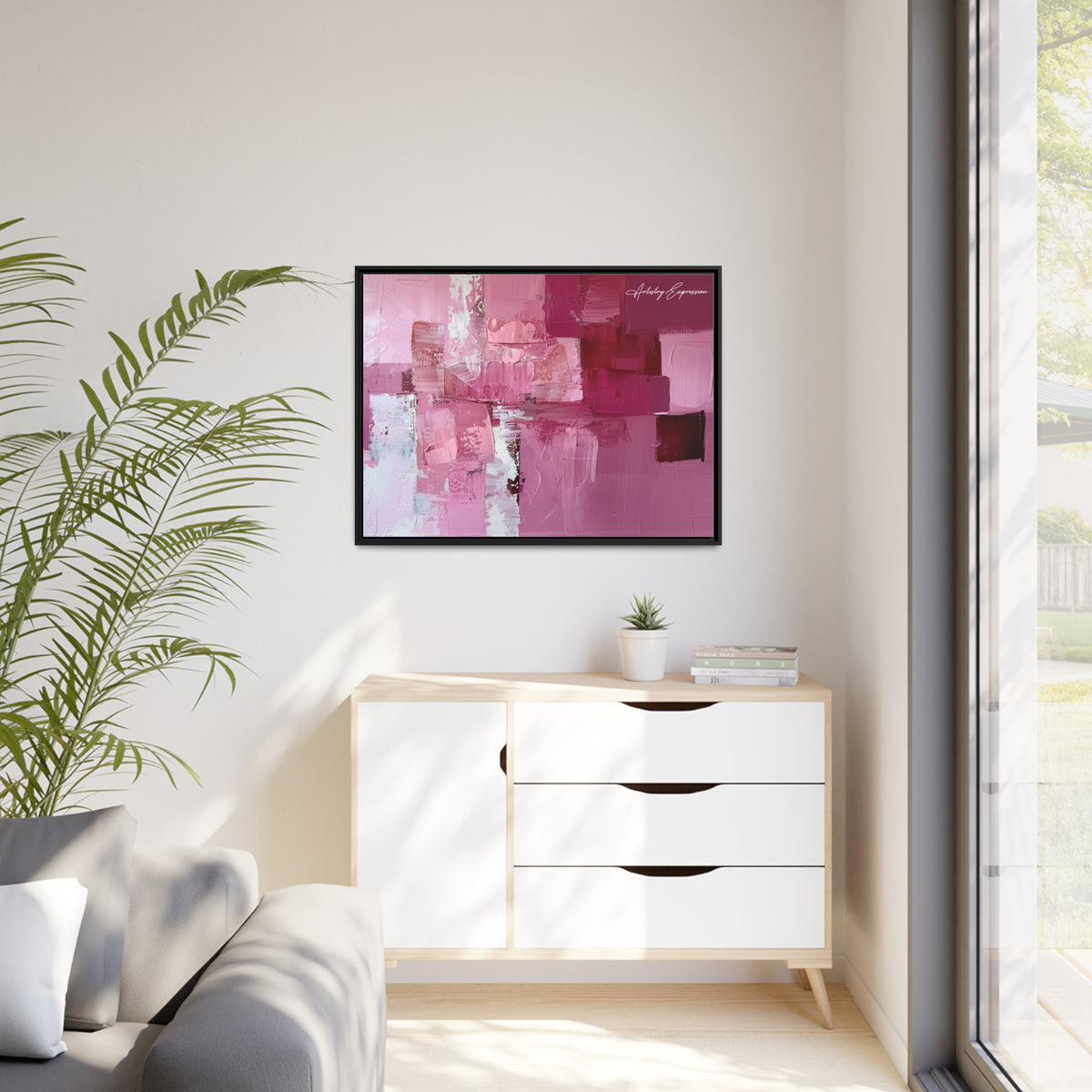Rose Reverie: Abstract Composition