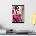 Chic Companionship: Audrey Hepburn's Portrait with a Cat