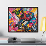 Urban Thrill: Graffiti Motorcycle Journey