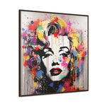 Graffiti Goddess: Marilyn Monroe's Vibrant Visage
