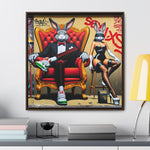 Glamour and Grit: Graffiti Fusion of Playfulness and Opulence