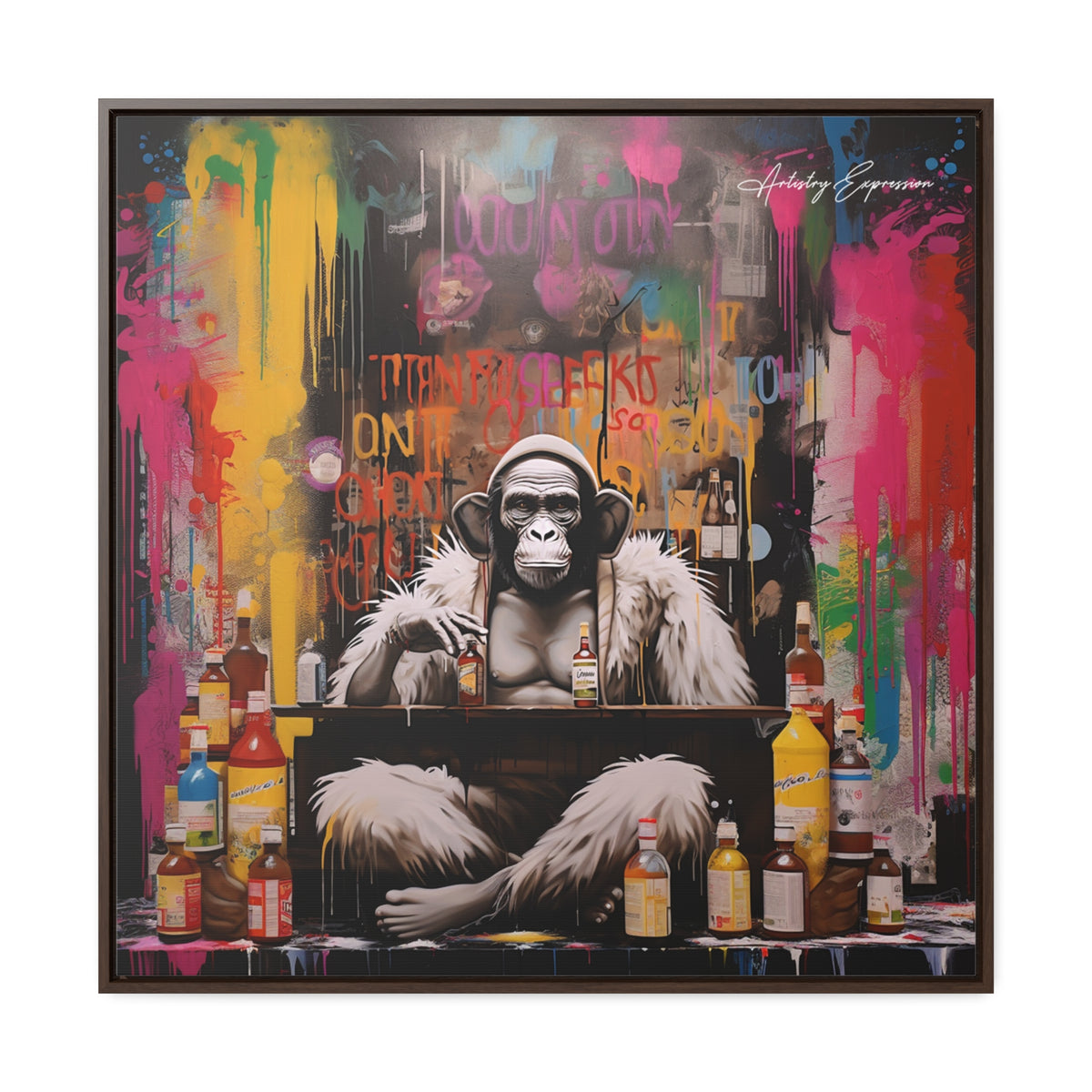 Wild Night Out: Gorilla Hangout in Color