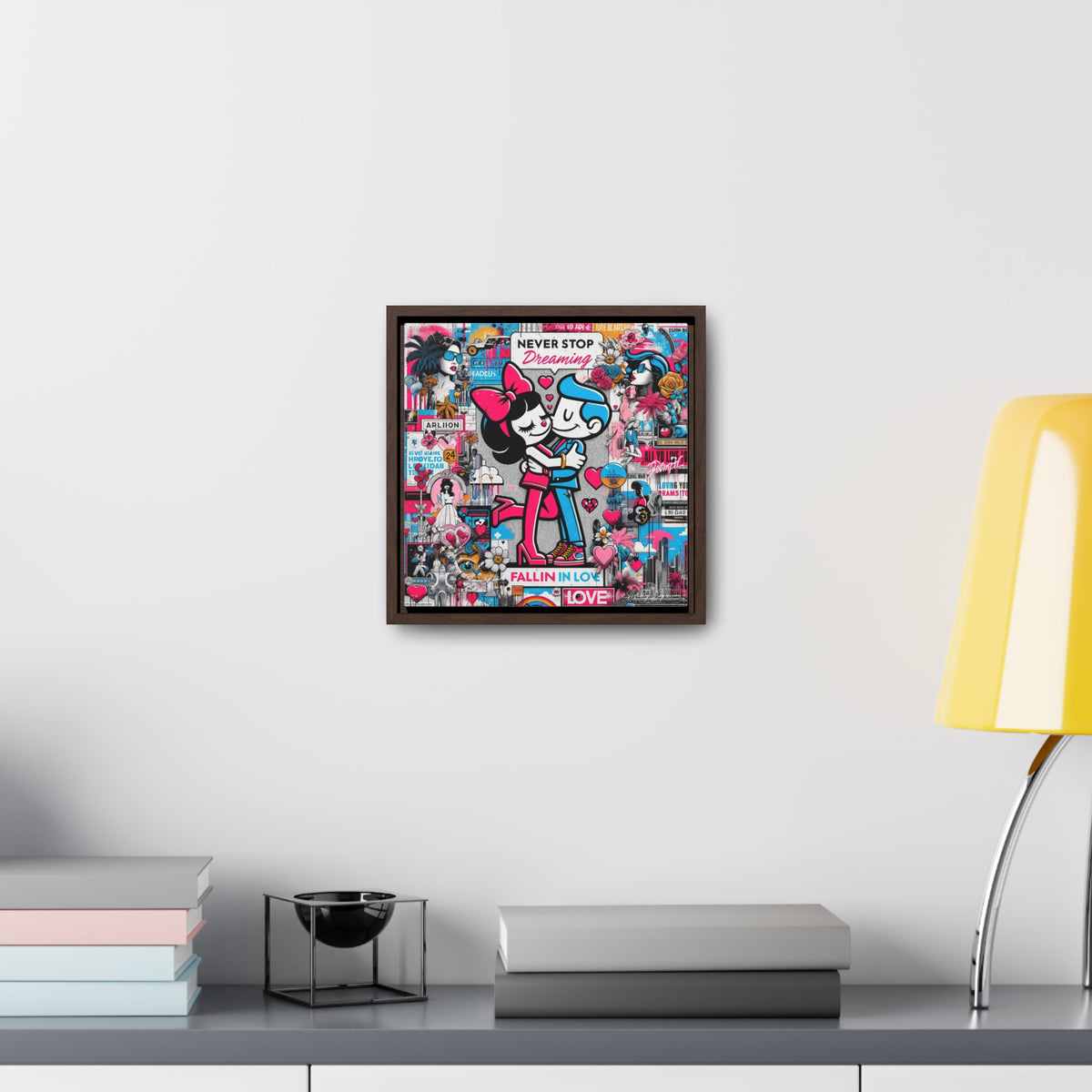 Urban Expression: Vibrant Graffiti Canvas