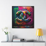 Street Art Broadcast: Channel Logo on Graffiti Wall