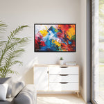 Emotional Echoes: Abstract Canvas Masterpiece