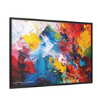 Emotional Echoes: Abstract Canvas Masterpiece