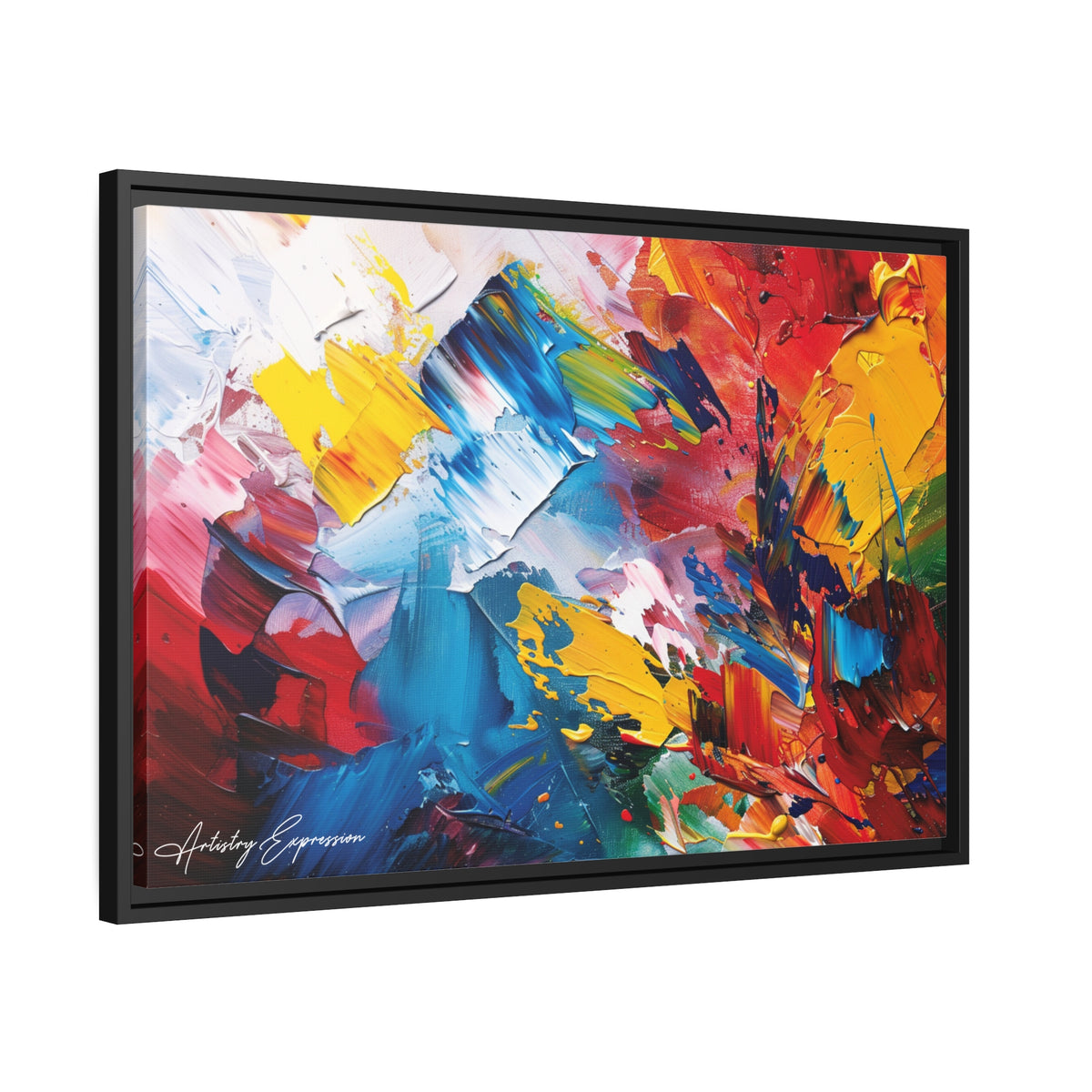 Emotional Echoes: Abstract Canvas Masterpiece
