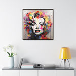 Graffiti Goddess: Marilyn Monroe's Vibrant Visage