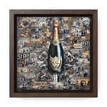 Champagne Dreams: Graffiti Fusion of Wealth and Celebration