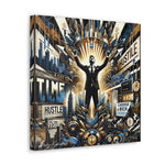 The Hustler's Anthem: Graffiti Tribute to Hard Work and Success