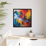 Emotional Echoes: Abstract Canvas Masterpiece