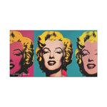 Pop Icon: Marilyn Monroe in Tri-Color Canvas