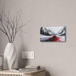 Car Racing Through Snow