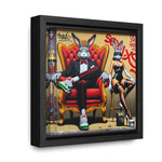 Glamour and Grit: Graffiti Fusion of Playfulness and Opulence