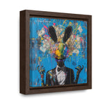 Whimsical Urban Portrait: A Splash of Color