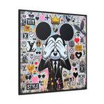 Mickey's Message: Street Art with a Pop Twist