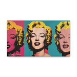 Pop Icon: Marilyn Monroe in Tri-Color Canvas