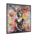 Urban Elegance: Vibrant Graffiti