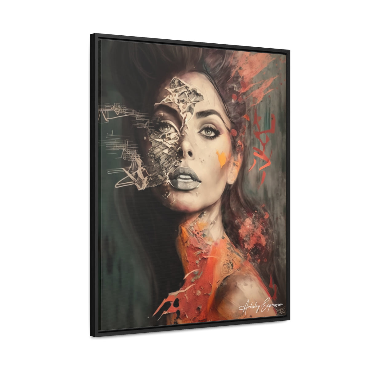Charme Radieux : Portrait d'une Dame Glamour Artistique