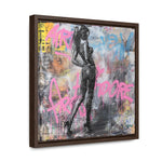 Urban Elegance: Sensuous Graffiti Symphony