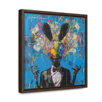 Whimsical Urban Portrait: A Splash of Color