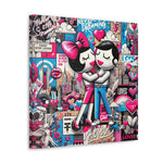 City Pulse : Peinture murale de graffitis dynamiques