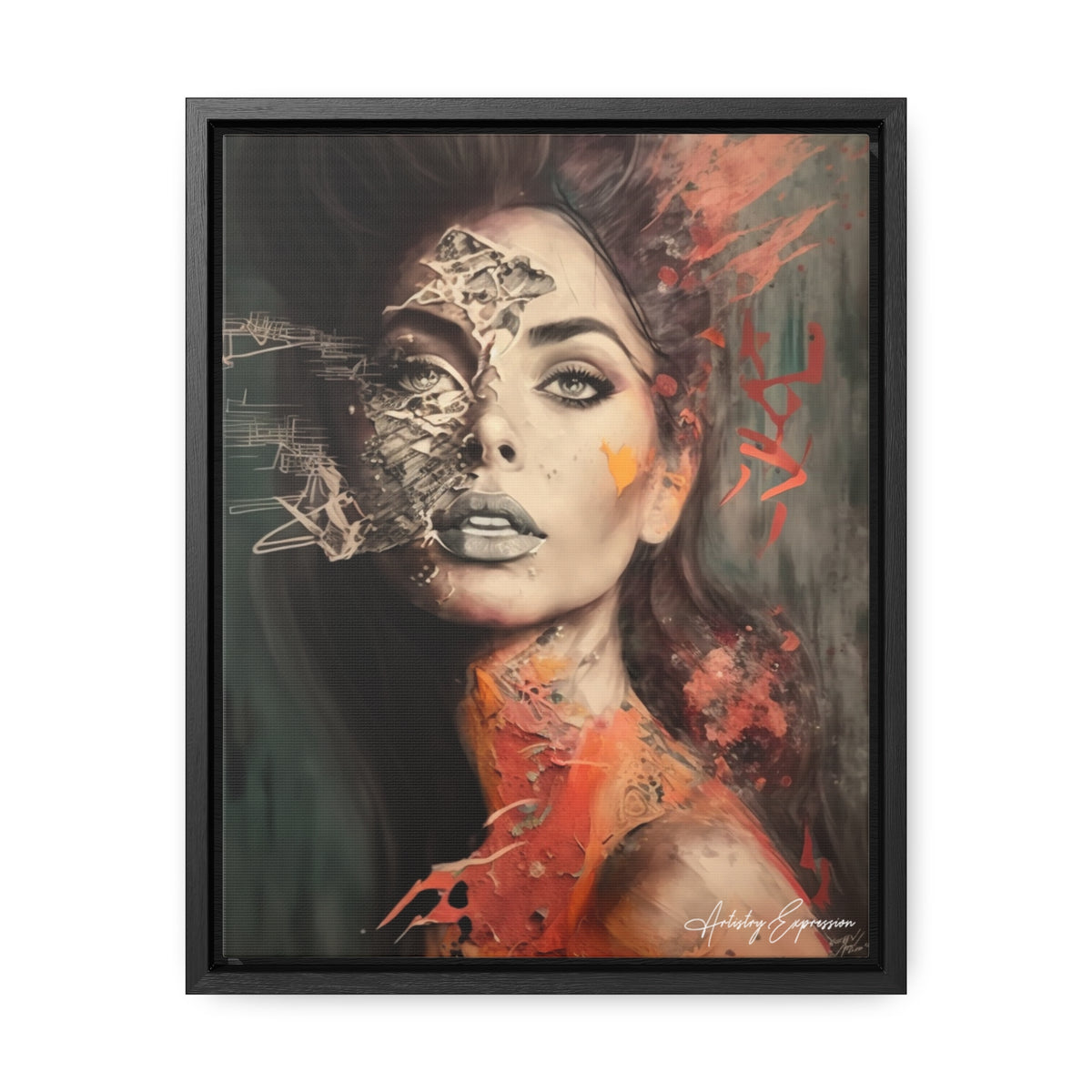 Charme Radieux : Portrait d'une Dame Glamour Artistique